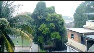 Muita chuva em Nova Iguaçu RJ [upl. by Sallie]