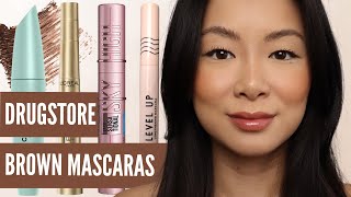 Best Drugstore Brown Mascaras [upl. by Eniluqcaj92]