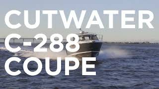 Cutwater C288 Coupe  PocketYachtcom [upl. by Akiemat]