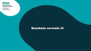 Banaketa normala 3 limitearen teorema zentrala [upl. by Enitsirk]