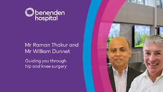 Benenden Hospital webinar guiding you through hip and knee surgery [upl. by Lupien674]