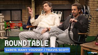 Ramy Youssef  Travis Scott SNL Roundtable  S49 E15 [upl. by Enohsal]