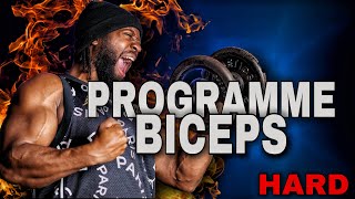 PROGRAMME BICEPS MAISON HARD avec haltères [upl. by Alleunamme]