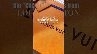 LOUIS VUITTON UNBOXING  Cheapest LV Items lvunboxing louisvuitton [upl. by Alyakcm128]