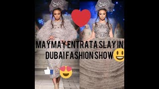 Maymay Entrata in Dubai Fashion show [upl. by Dnalra]