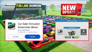 New Update  Car Saler Simulator Dealership [upl. by Socha]