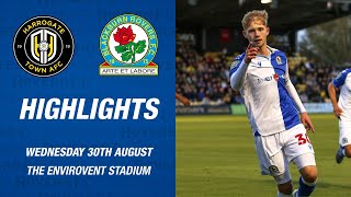 Highlights Harrogate Town v Blackburn Rovers [upl. by Mcmullan]