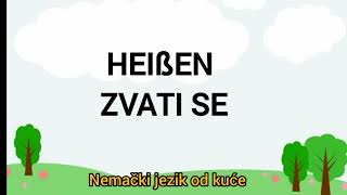 ● Lekcija 72 ● GLAGOL ZVATI SE  GLAGOL HEIßEN  konjugacija recenice pitanja [upl. by Etnahsa]