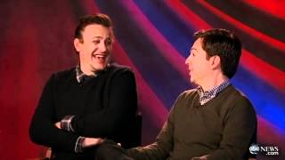 Jason Segel and Ed Helms Interview on Jeff Who Lives at Home and Comedic Acting in Films [upl. by Quin855]