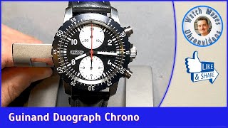 Deutscher Reverse Panda Duograph Chrono Guinand 405004W [upl. by Staffan]