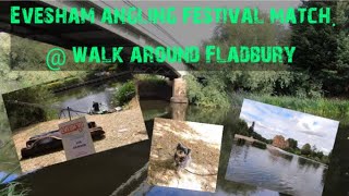 Evesham angling festival 2022 and a walk around fladbury weir amp pegs [upl. by Oigufer]