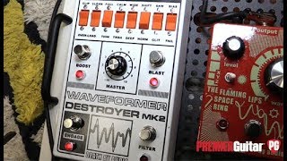 NAMM 18  Death by Audio Deep Animation amp Waveformer Destroyer MkII Demos [upl. by Suivat]