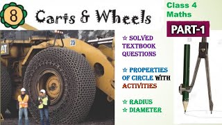 CARTS amp WHEELS Class 4 Maths हिंदी Video  Chapter8 PART1 Solved Textbook Questions  NCERT CBSE [upl. by Zednanref]