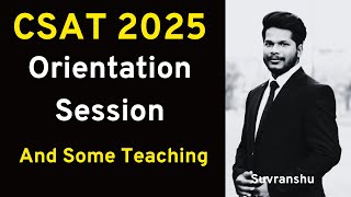 UPSC CSAT 2025 Preparation  Orientation Session  IAS Corridor [upl. by Orgalim597]