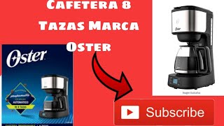 Cafetera de 8 tazas Marca OSTER Como funciona [upl. by Pesek]