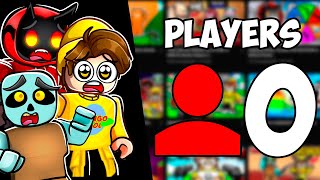 We Played ROBLOX GAMES with 0 PLAYERS [upl. by Matti]