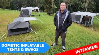 Interview Dometic explains inflatable swag and tent design [upl. by Melessa]