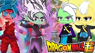 Zamasu and Gowasu react to Goku Black Goku and Zamasu fusion [upl. by Blood]