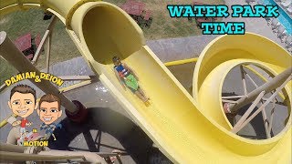 WATER PARK  COOLING OFF  Waylands Water World [upl. by Relyt]