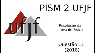 Questão 11 da prova do PISM 2 UFJF 2018 Prova de física [upl. by Franzoni854]