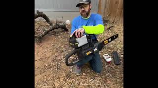 NEW CAT 60V 16” Brushless Chainsaw Checks All The Boxes [upl. by Gant]