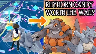 I Maxed Out Rhydon for Raikou and Candy Farming Pokemon Go [upl. by Colver]