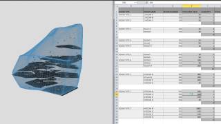 Grasshopper Excel  Space syntax programme and extenral form generator [upl. by Isadore]