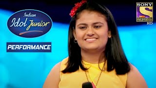 Ananyas Effortless Performance Surprises The Judges  Indian Idol Junior 2 [upl. by Aicilyt]