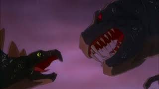 Disneys Fantasia 1940 TRex vs Stegosaurus Dinosaur Battle [upl. by Repsac481]