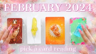 megadetailed🔎🔮FEBRUARY 2024 LOVE Predictions💕💏🔥✨Tarot Card Reading✨🔮🧚‍♂️PickACard✨ [upl. by Cuyler67]