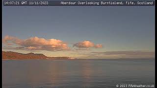 11 November 2023  Aberdour WeatherCam Timelapse [upl. by Gurias928]