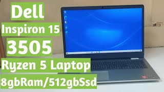 Dell Inspiron 15 3505 2021 Ryzen 5 3500u8gbRam512gbSsd156Fhd Amd Vega 8 Win10office [upl. by Gardie396]