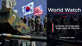 S Korea US stage joint largescale air exercise [upl. by Eugatnom301]