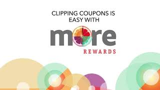 How To Clip Coupons with the MORE Rewards App [upl. by Nylsej]