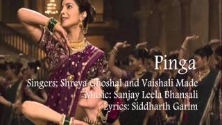 Pinga Lyrics  Bajirao Mastani  Shreya Ghoshal  Deepika  Priyanka [upl. by Shulamith]