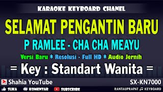 SELAMAT PENGANTIN BARU KARAOKE MELAYU CHA CHA NADA WANITA [upl. by Hsotnas]