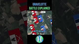 The Battle of Gravelotte is an UNDERRATED Military Gem shorts history militaryhistory france [upl. by Eillib]