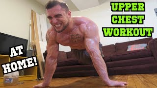 Intense 5 Minute At Home Upper Chest Workout [upl. by Romanas520]