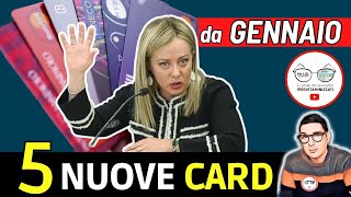 💶 5 NUOVE CARTE e BONUS ISEE BASSO GENNAIO 2024 ✅ LISTA degli aiuti SU DOMANDA per queste categorie [upl. by Aerdma588]