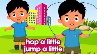 Hop A Little Jump A Little Rhyme  Nursery Rhymes Songs  Hop A Little Rhyme  Amulya Kids [upl. by Anaej937]