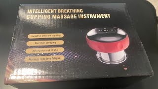 Electric Cupping Therapy Massager Device Tool Review Super strong suction power easy to use [upl. by Gratt]