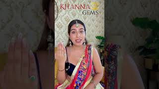 Ms Nikita shares her experience of buying Gemstones from KhannaGems [upl. by Diet]