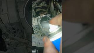 throttle body cleaning🤔 throttleclean clean automobileclean [upl. by Anifesoj612]