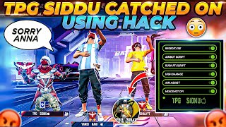 TPG Sidhu Using Hack in Live 100 Full proof Vamsi Nani Gaming [upl. by Moth]