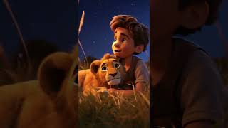 The Lion Cub and the Night Sky facts lionkikahaniyan lion cute lioncubs lioncub animals [upl. by Atiuqihs]