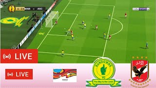 Mamelodi Sundowns vs Al Ahly live African Super League Full match simulation Gameplay PC [upl. by Schoening]