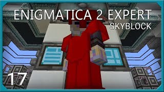 Enigmatica 2 Expert Skyblock EP17 Wither Farm Automation  Supremium Armor [upl. by Alyaj]