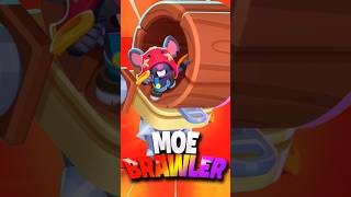 🐭 ¡¡MOE EL NUEVO BRAWLER MITICO 🐭 shorts brawlstars moe sneakpeek [upl. by Haymes]