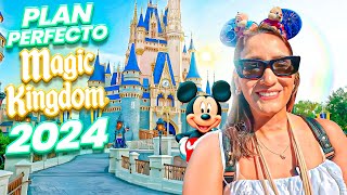 Plan PERFECTO MAGIC KINGDOM  Disney World 2024  Guia Completa  Magic Kingdom Guide [upl. by Ahtimat]