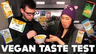 VEGAN TASTE TEST  Vegan Mac and Cheese Off [upl. by Niuqram]